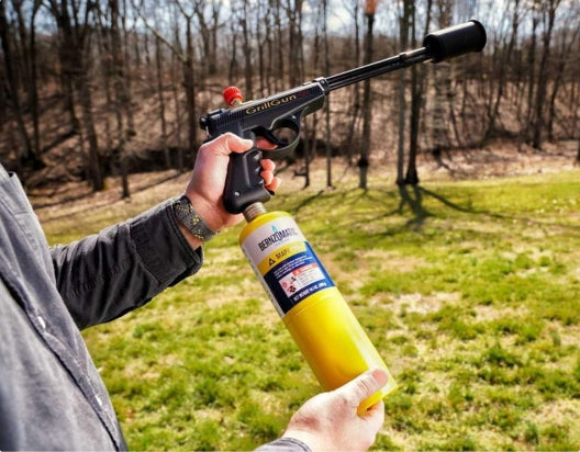GrillBlazer GrillGun Basic Torch Gun for Charcoal Grill Starting and  Cooking 