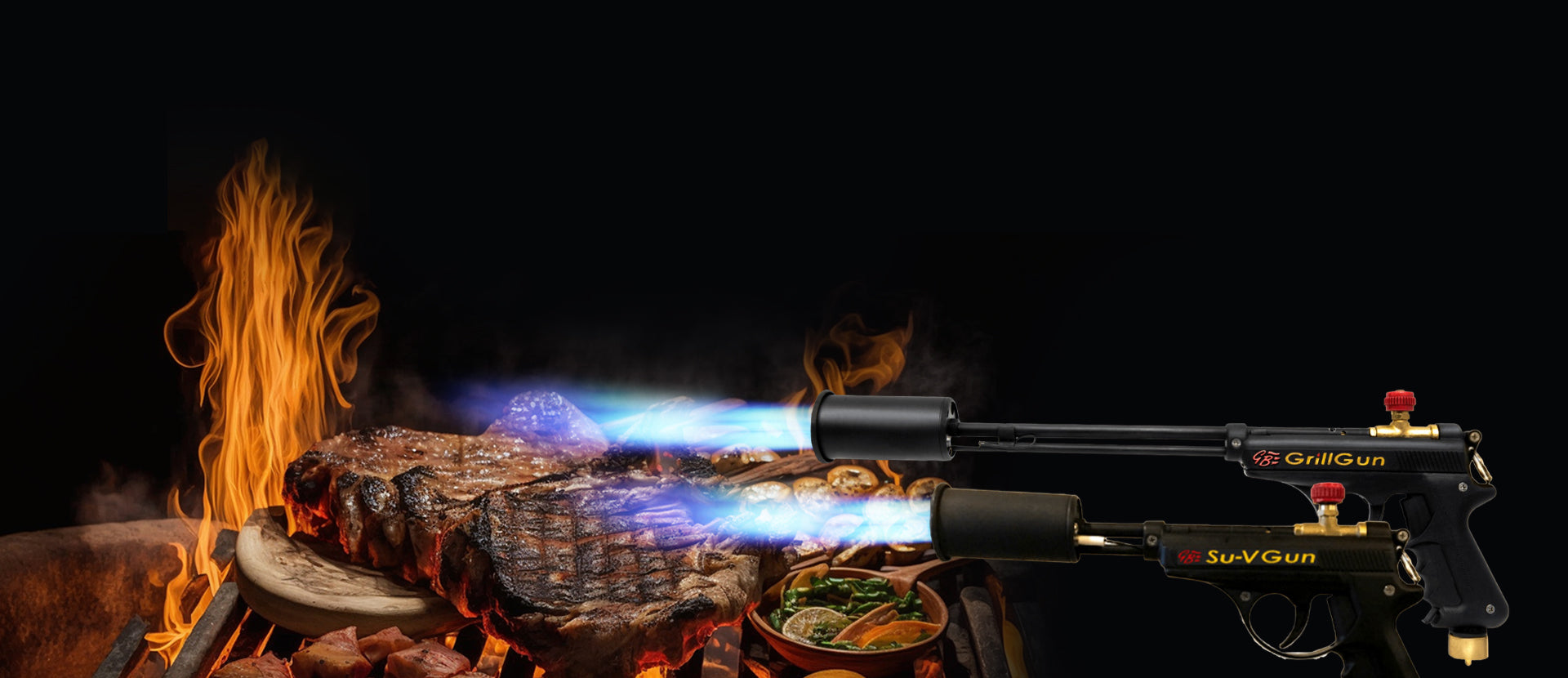 Powerful Cooking Propane Torch - Fire Gun Grill Gun, Charcoal Lighter  Campfire S