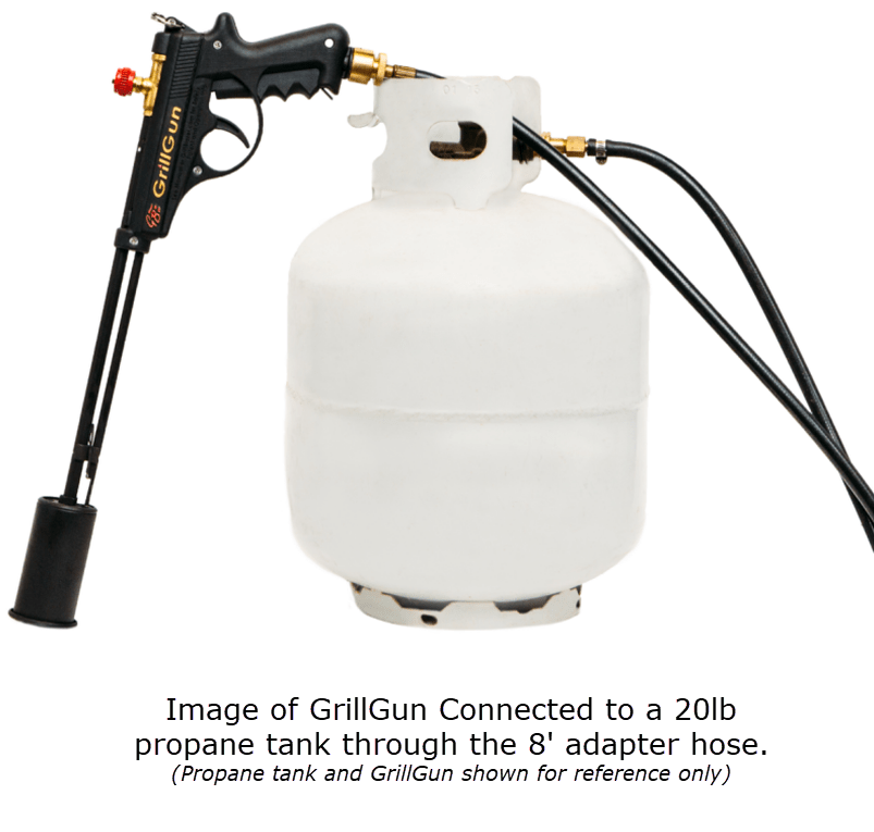 Connecting propane hot sale tank to grill